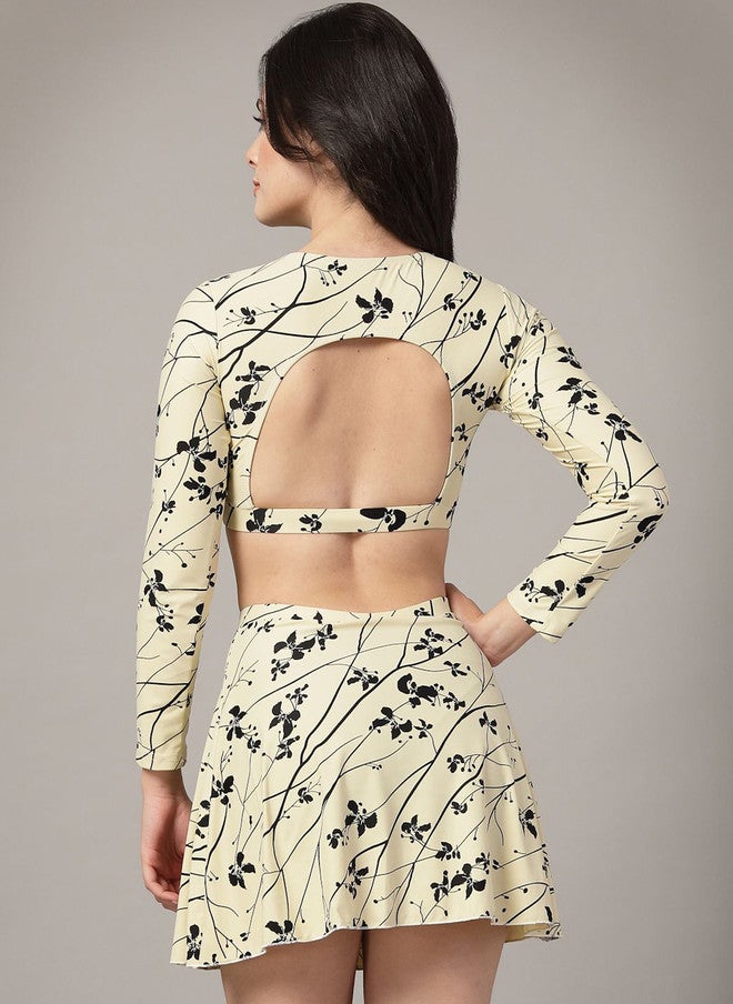 CUKOO Padded Printed Swim Bikini Set - Image 4